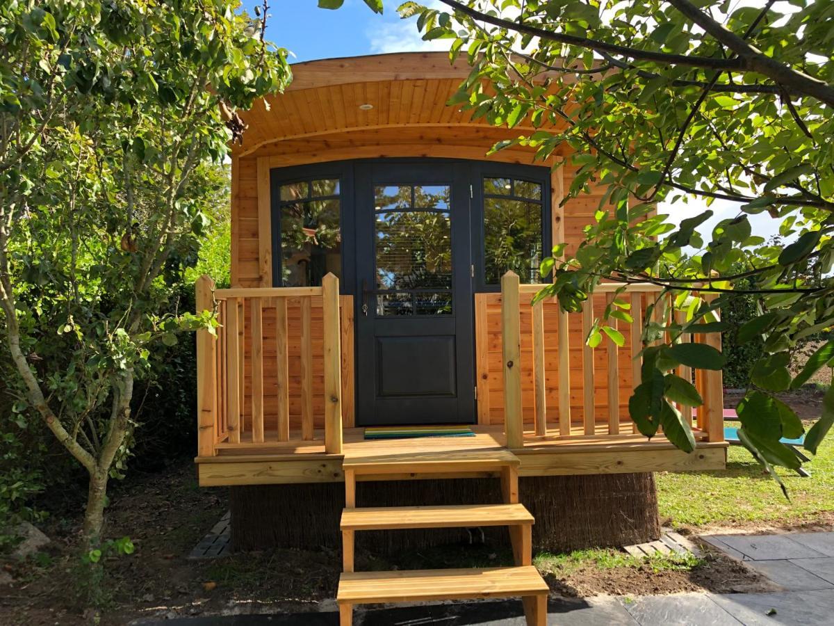 Roulotte Gites O Bien-Etre Massage Spa Sejour Bien-Etre En Hebergement Insolite Roulotte Karantez Ou En Gites Melon Ou Yock A 800 M Des Plages Maison D'Hote Drogou Porspoder Exterior foto